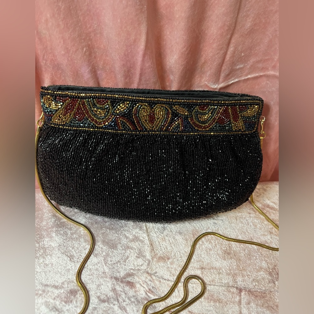 Genuine Walberg evening bag
Vintage Walborg Beaded Shoulder Bag Clutch Purse